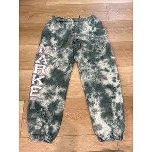 Market Tie Dye Pocket Arc XXL Men's Sweatpants Smoke Clouds Tie Dye Joggers